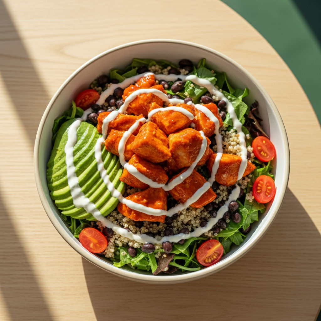 Craving Wings? Try This Healthy Buffalo Chicken Protein Bowl